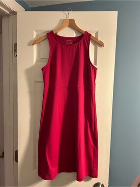 Eddie Bauer Sleeveless Mini Dress in Raspberry Pink